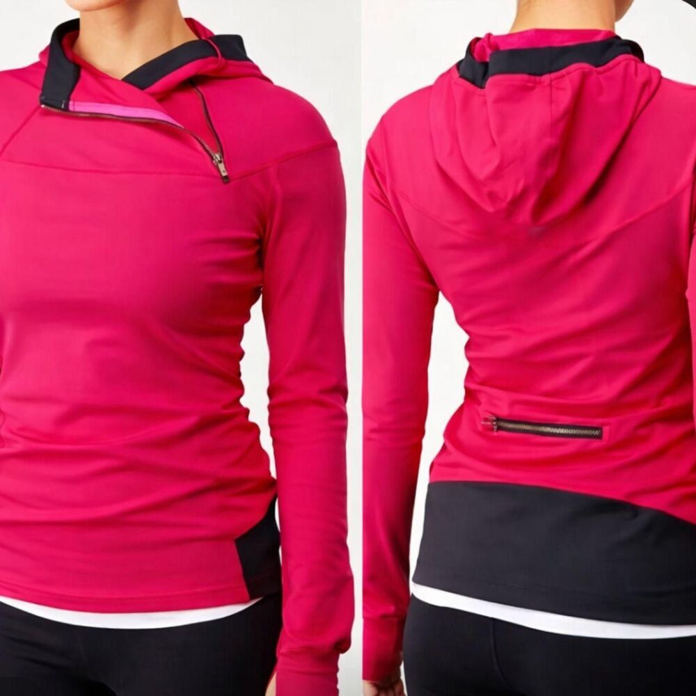 RARE Lululemon Spirit Free Bird Fruity Tootie Athletic Zip Up Pink - Size 4